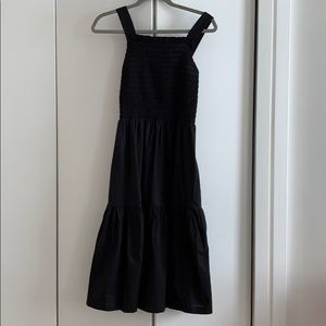 Everlane black midi dress